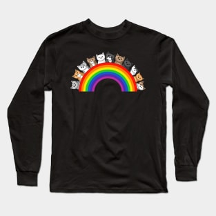 Rainbow Cats Long Sleeve T-Shirt